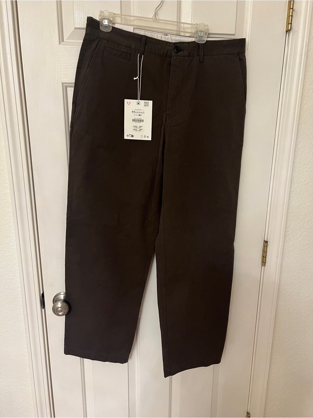 NWT Zara Men’s Brown Straight Chino Pants